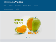 Tablet Screenshot of alessandravicario.com
